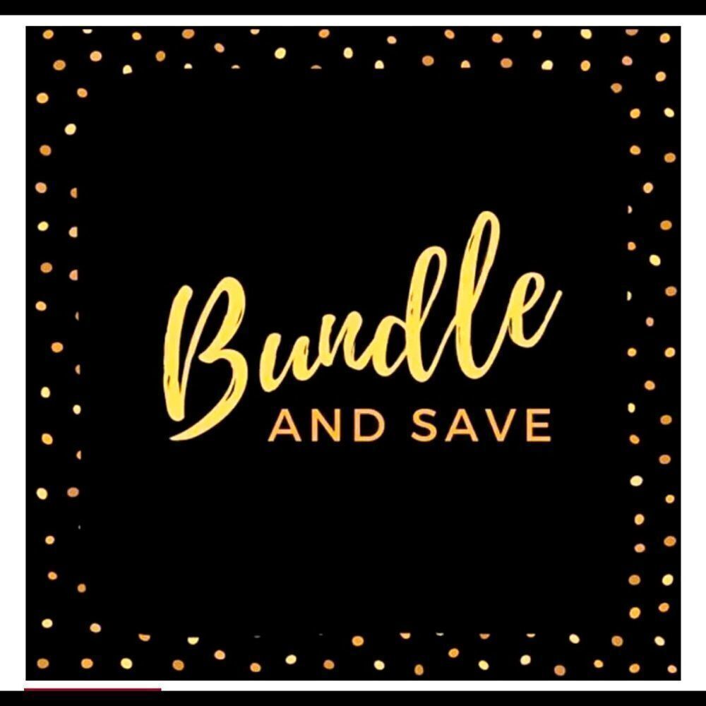 Bundle all your❤️favorite items for an additional discount on items and shipping